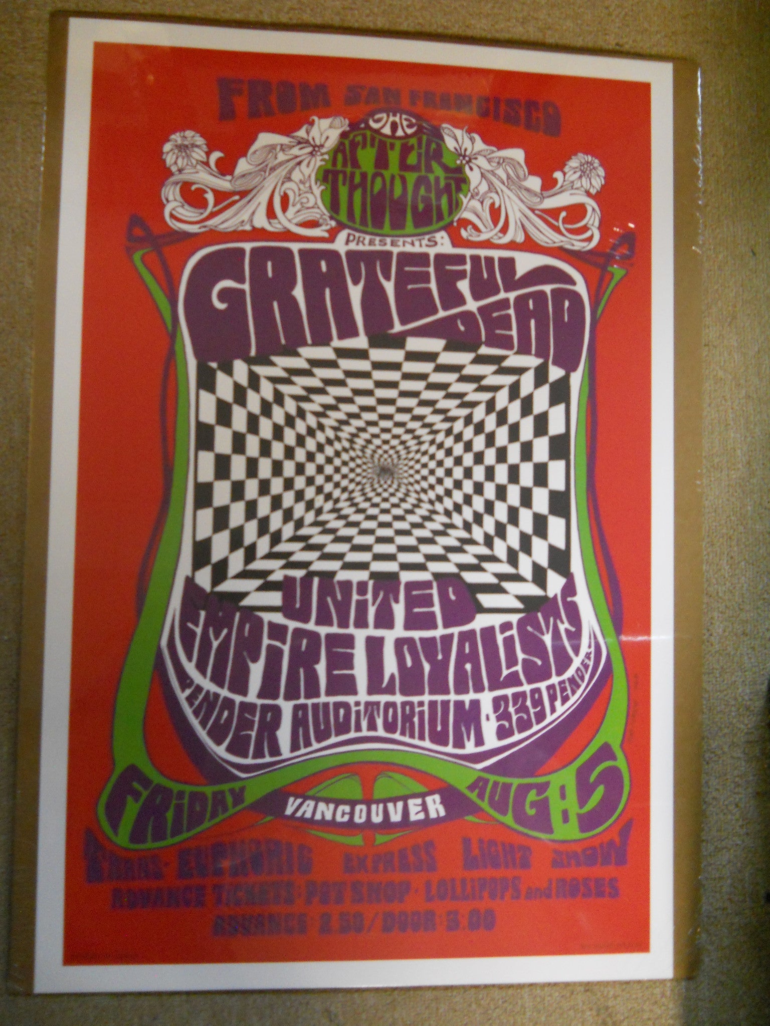 Grateful Dead Vancouver Poster - HalfMoonMusic