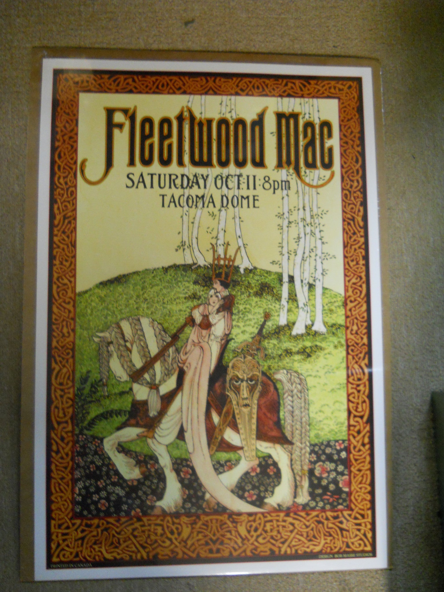 Fleetwood Mac Tacoma Nouveau Art Print - HalfMoonMusic