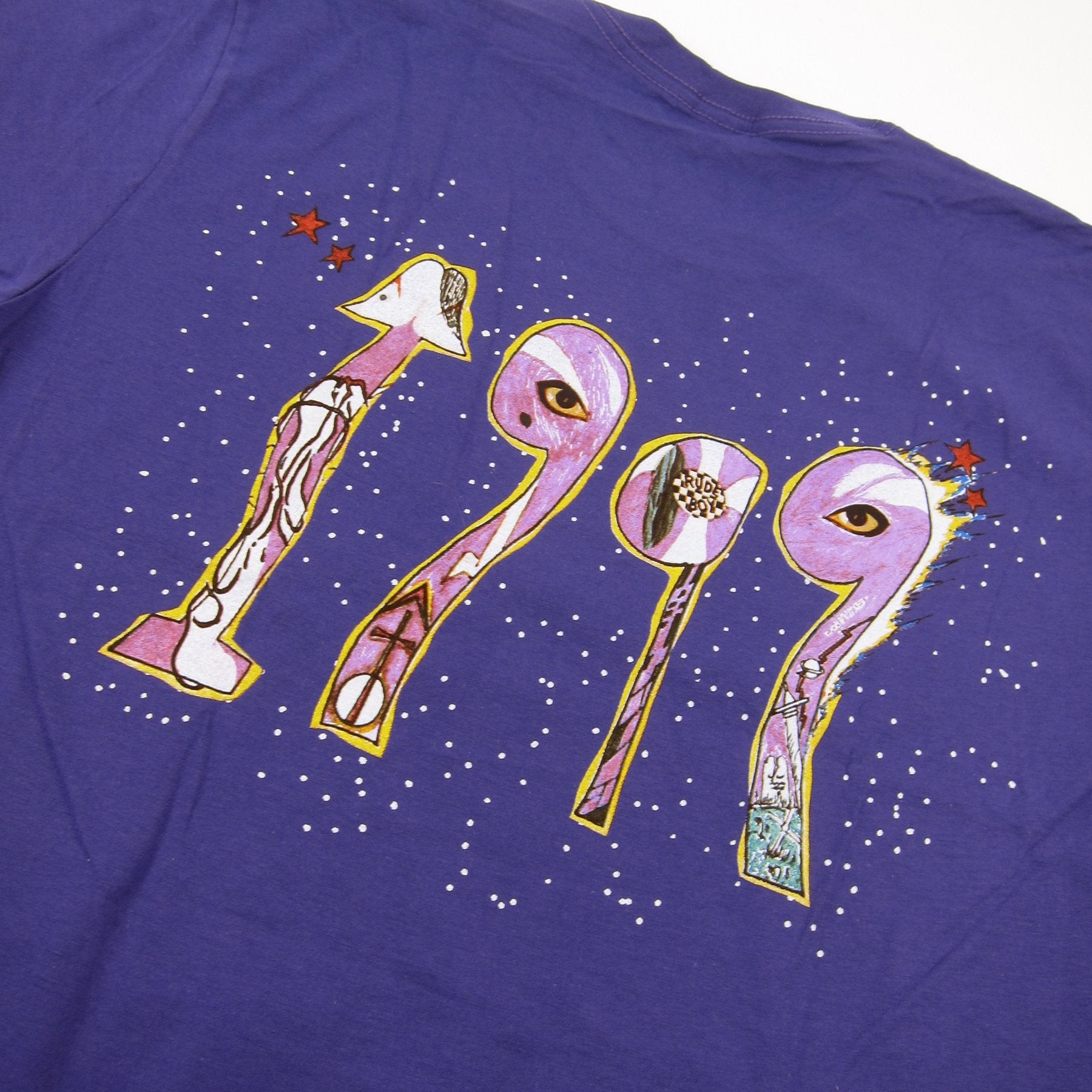 Mens Prince Purple 1999 T-Shirt - HalfMoonMusic