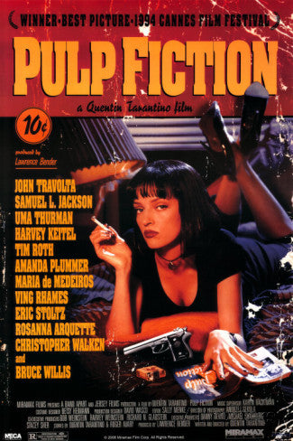 Pulp Fiction Uma Poster - HalfMoonMusic