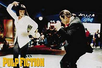 Pulp Fiction Dance Poster - HalfMoonMusic