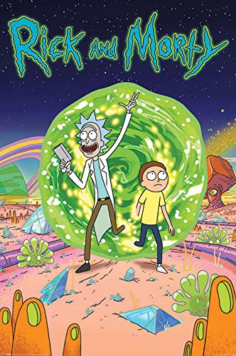 Rick and Morty Cover Poster - HalfMoonMusic