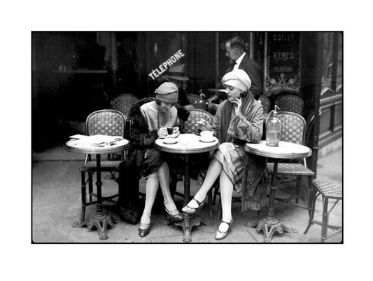 Cafe Et Cigarette, Paris Art Print - HalfMoonMusic