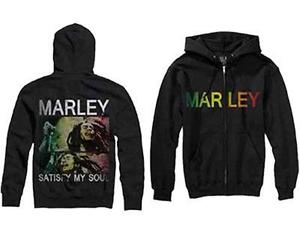 Bob Marley Satisfy My Soul Hoodie - HalfMoonMusic