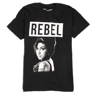 Mens Amy Winehouse Rebel T-shirt - HalfMoonMusic