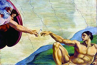 Hand of God Joint Poster - HalfMoonMusic