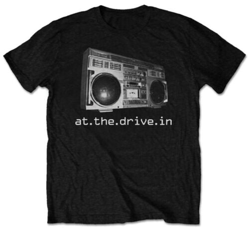 Mens At The Drive In Boombox T-shirt - HalfMoonMusic