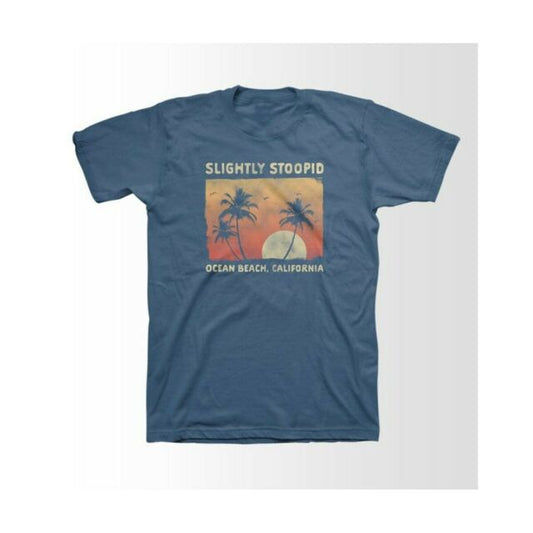 Slightly Stoopid Ocean Beach Sunset T-Shirt - HalfMoonMusic