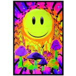 Have A Nice Trip Smiley Face Blacklight Poster - HalfMoonMusic