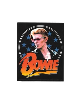Bowie Lightening Bolt and Face Sticker - HalfMoonMusic