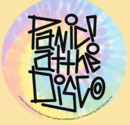 Panic At The Disco Tie-Dye Sticker - HalfMoonMusic