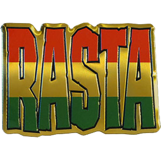 Metal Rasta Sticker - HalfMoonMusic