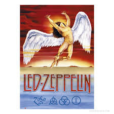 Led Zeppelin: Swan Song Poster - HalfMoonMusic