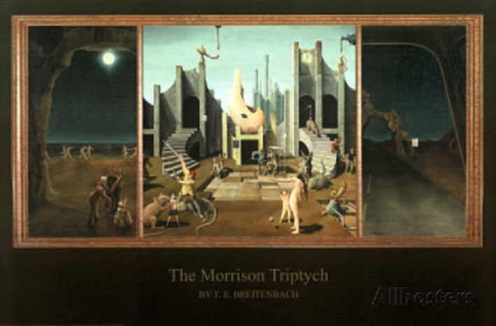 Morrison Triptych Poster - HalfMoonMusic
