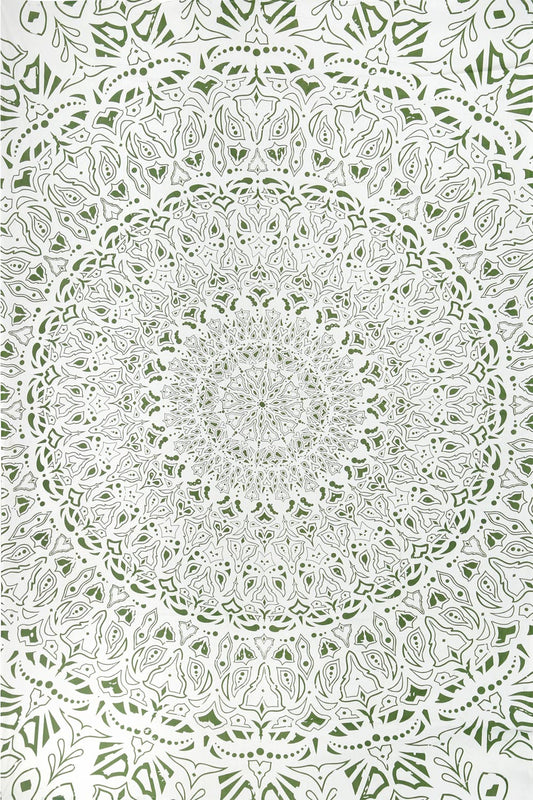 Tropic Mandala Tablecloth Tapestry - HalfMoonMusic