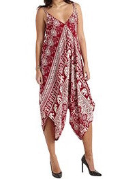 Elephant Rayon Romper - HalfMoonMusic