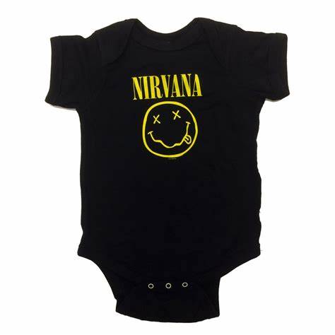 Nirvana Smile Onesie - HalfMoonMusic