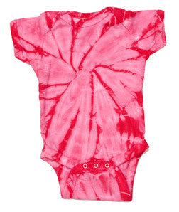 Pink Tie Dye Onesie - HalfMoonMusic