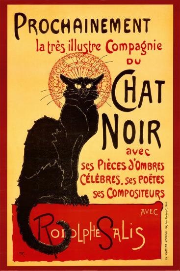Chat Noir Poster - HalfMoonMusic