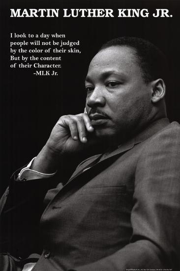 MLK Character Poster - HalfMoonMusic