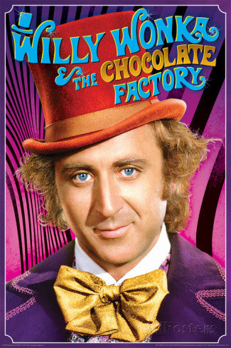 Willy Wonka Poster - HalfMoonMusic