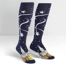 Women's Wish Upon A Star Socks - HalfMoonMusic