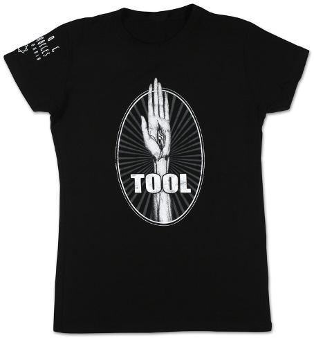 Women's Tool Eye In Hand T-Shirt - HalfMoonMusic