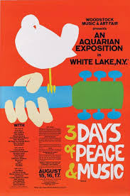 Woodstock Poster - HalfMoonMusic
