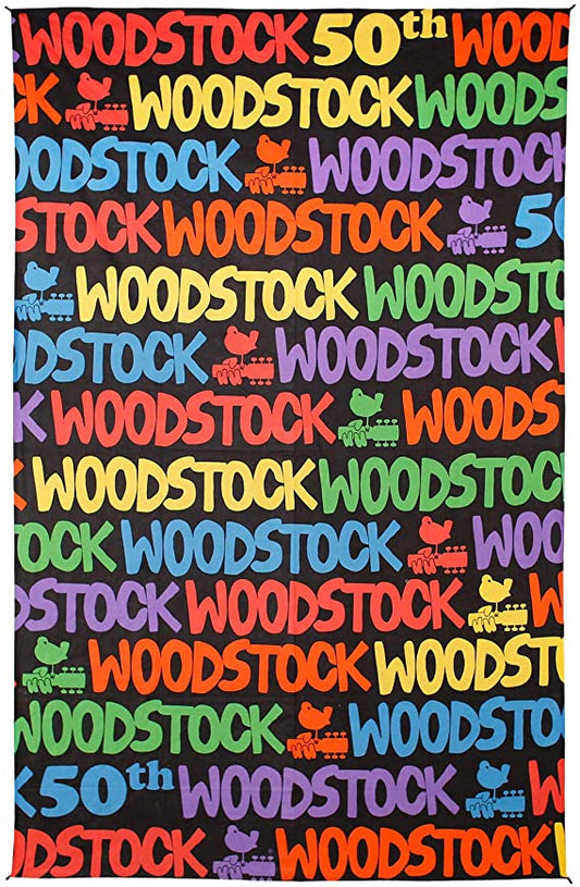 3D Woodstock Linear Tapestry - HalfMoonMusic