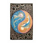 Celestial Dolphin Yin Yang Tapestry - HalfMoonMusic