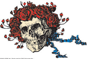 Grateful Dead Bertha Face Sticker - HalfMoonMusic