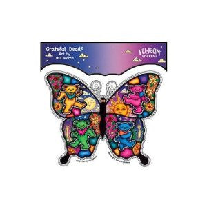 Grateful Dead Butterfly Bear Sticker - HalfMoonMusic