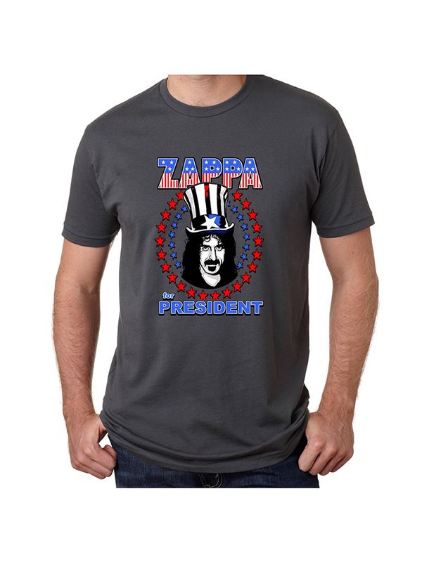 Mens Zappa For President Star Spangled T-shirt - HalfMoonMusic